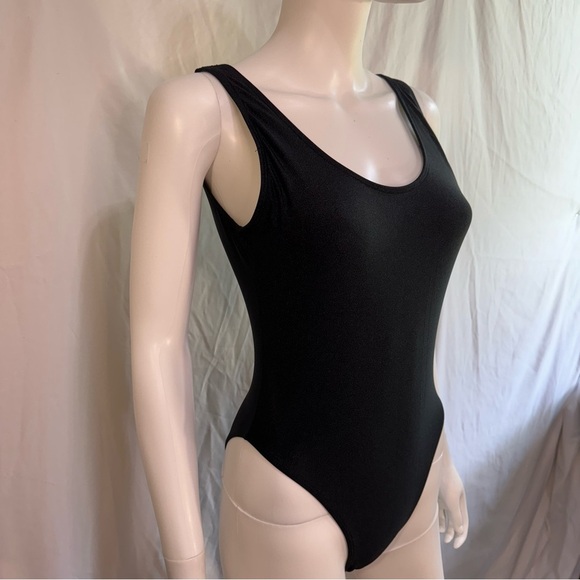 Zaful High Cut Backless Black Swimsuit - Picture 3 of 7